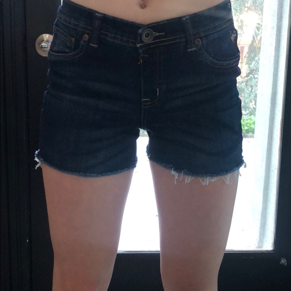 Denim shorts